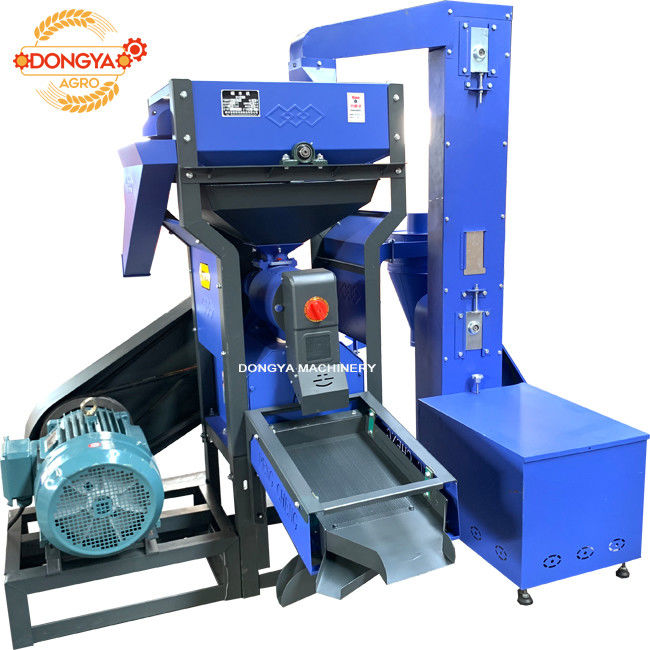 15hp Fine Bran Vibratory Rice Mill Machine With Loading Lifter 600KG ...