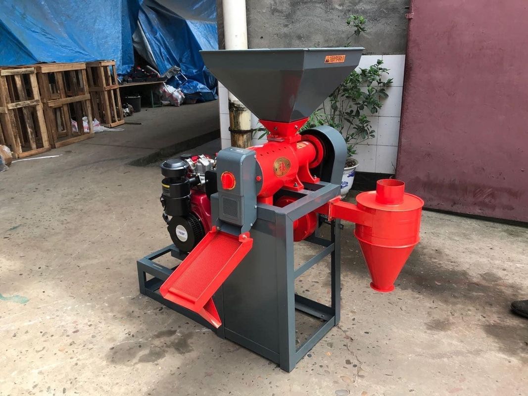 Diesel Rice Mill yifeng AGRO 700KG diesel Rice Milling Machine 22HP diesel Engine