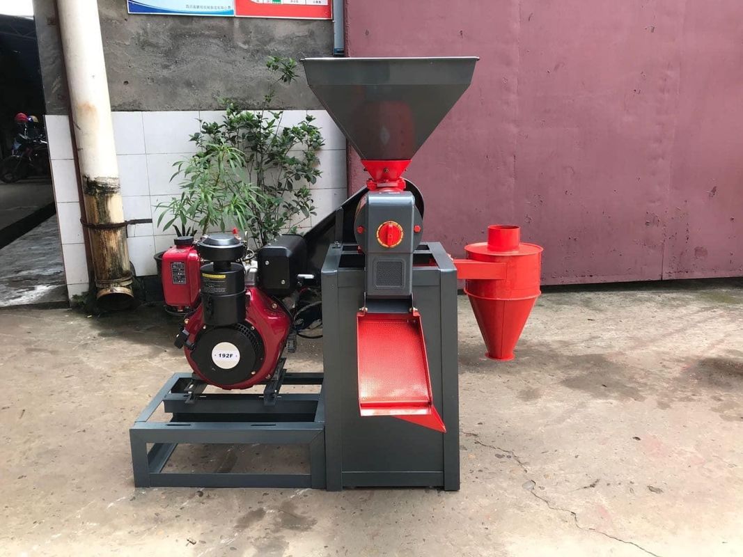 Diesel Rice Mill yifeng AGRO 700KG diesel Rice Milling Machine 22HP diesel Engine