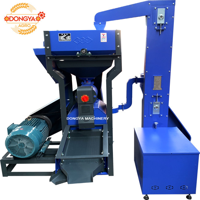 15hp Fine Bran Vibratory Rice Mill Machine With Loading Lifter 600KG ...