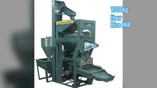 1000kg Hour Rice Mill Machine