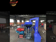 10hp Combination Vibratory Mini Rice Mill Machine With Loading Lifter 7.5kw